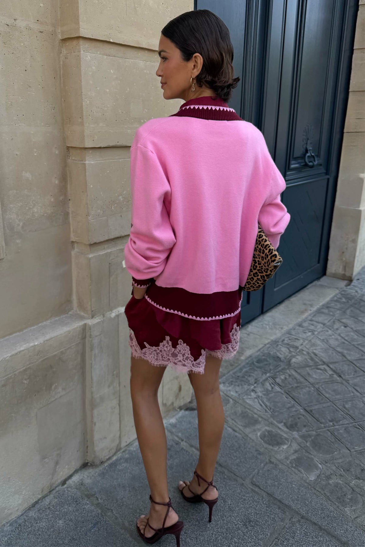 Never Fully Dressed Pink Mushroom Cardigan