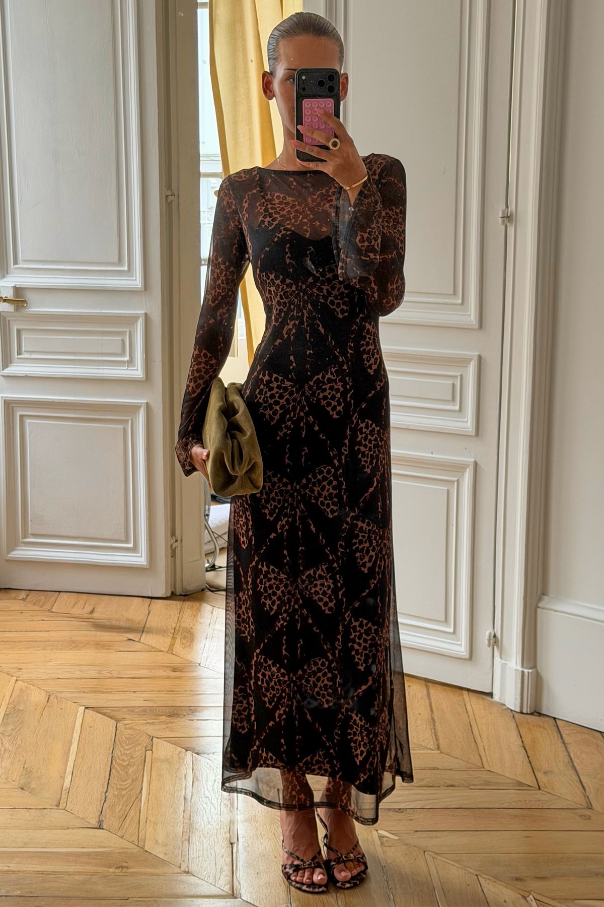Never Fully Dressed Black Bow Aria Mesh Dress