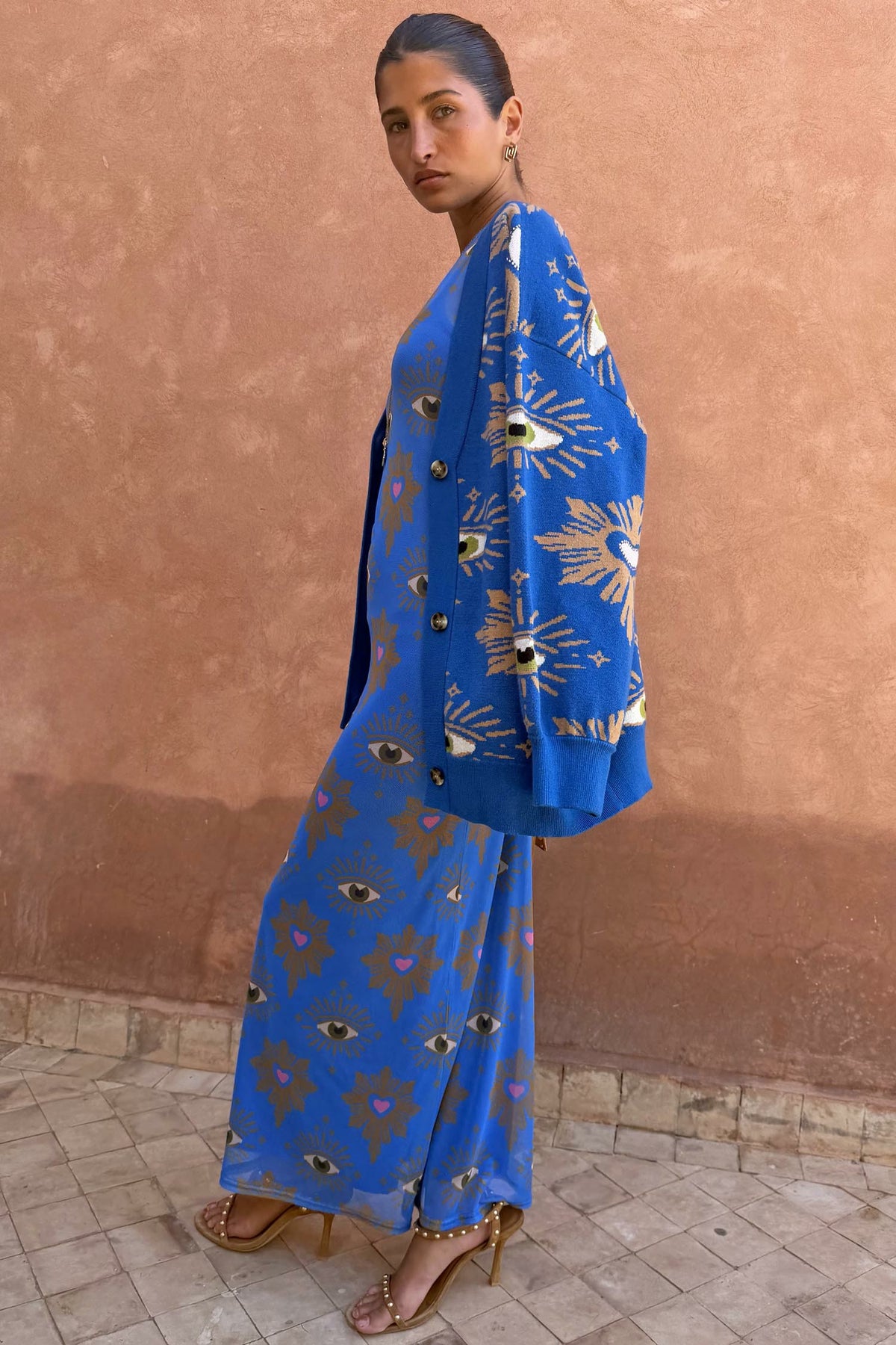 Never Fully Dressed Blue Eye Mesh Dress