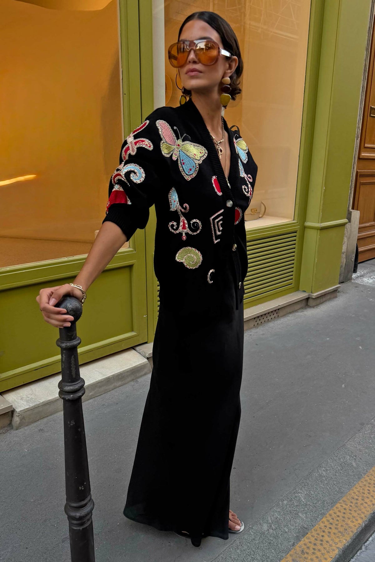 Never Fully Dressed Black Astra Hannah Cardigan