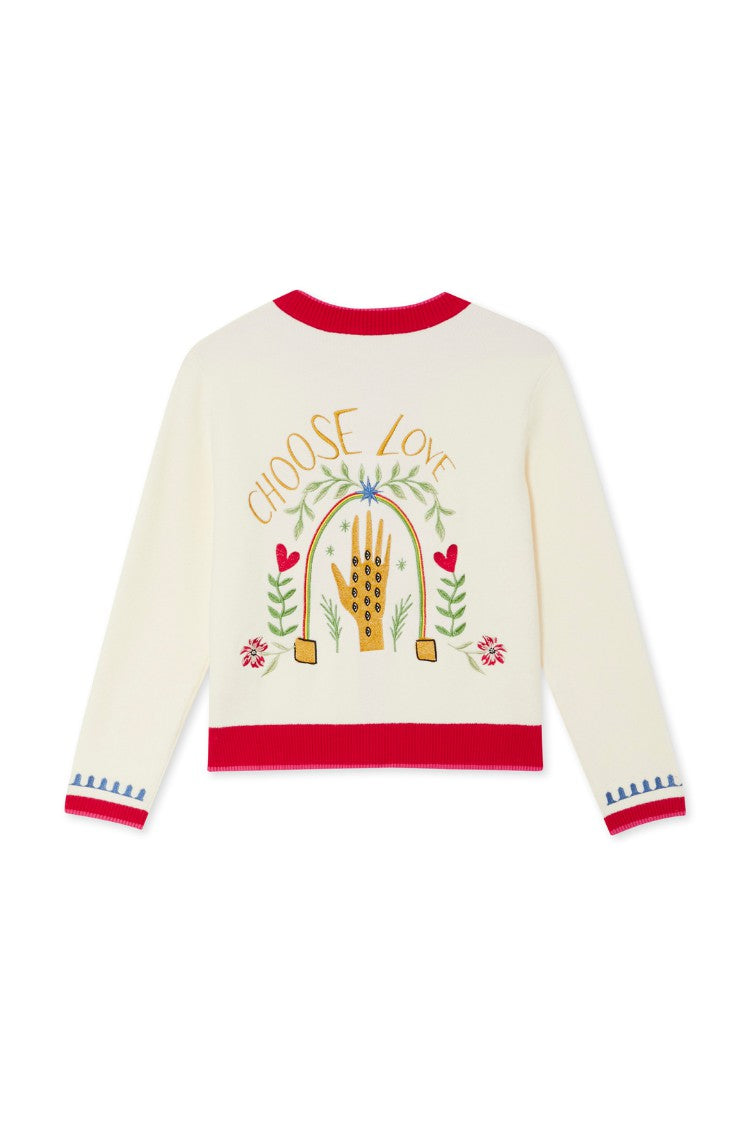 Never Fully Dressed Choose Love Cardigan