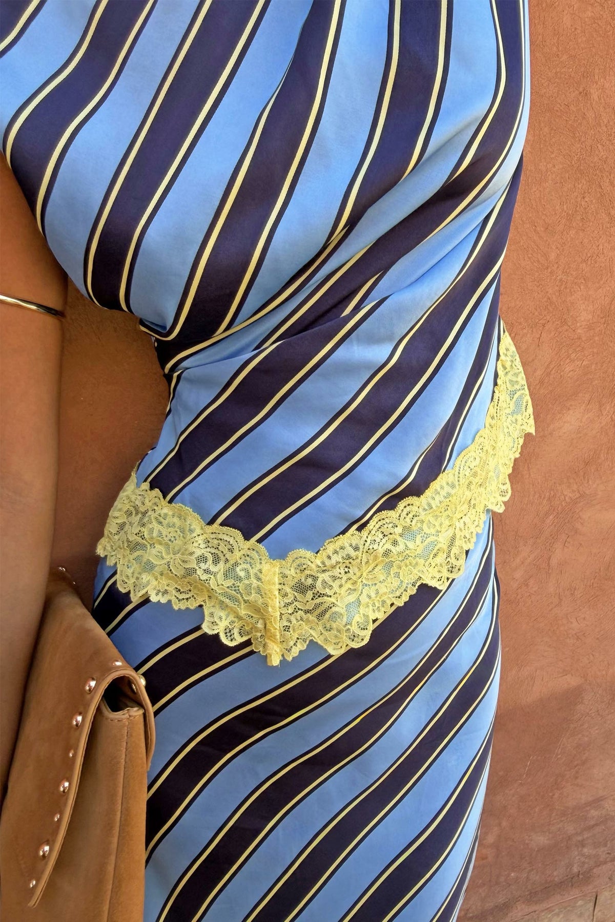 Never Fully Dressed Stripe A-Symmetrical Top