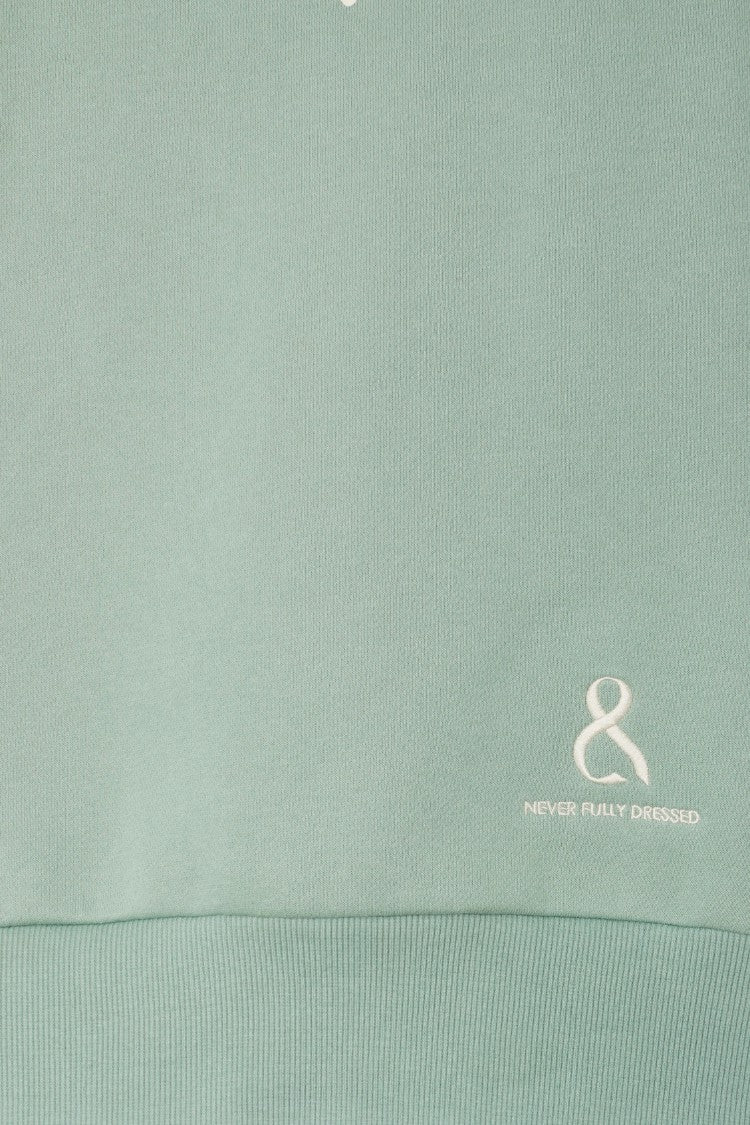 Never Fully Dressed Sage Sundazed Accessible Sweatshirt - NFD x Porto&Bello - Never Fully Dressed
