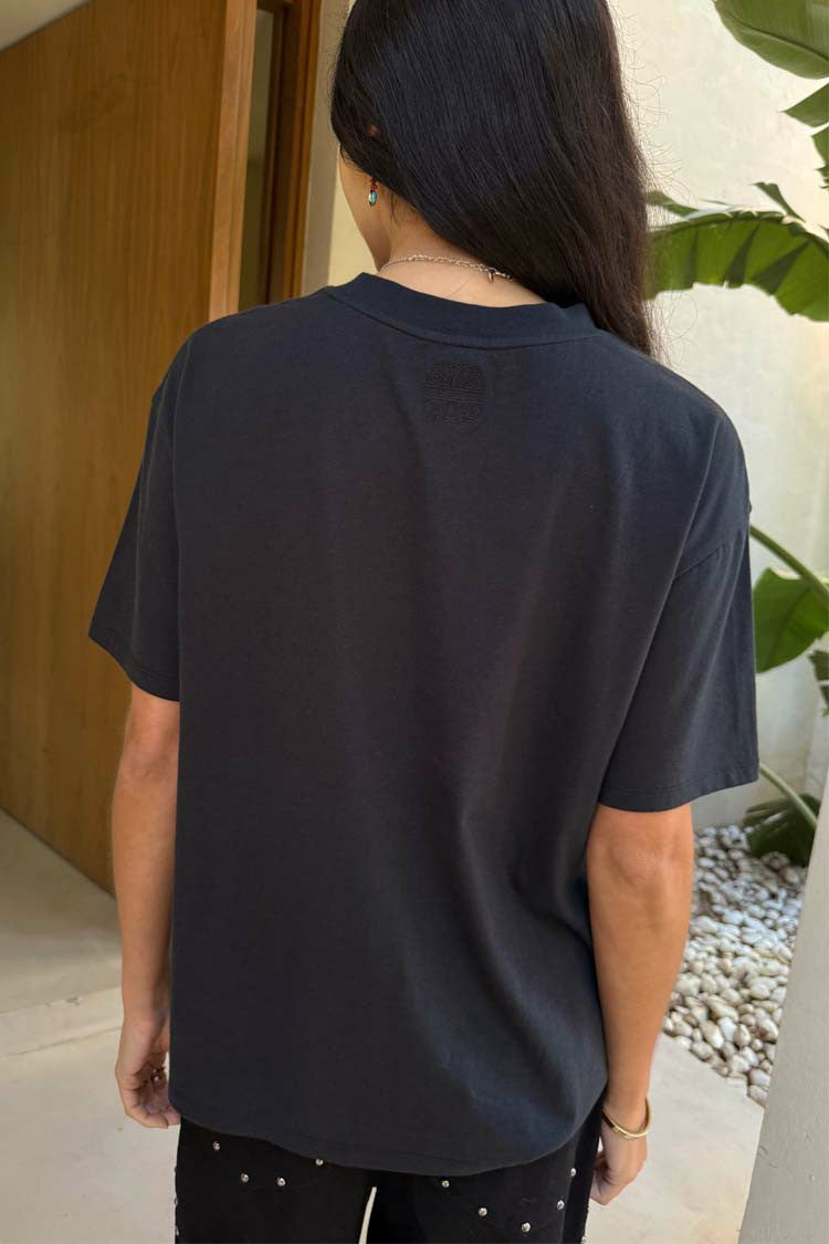 Never Fully Dressed Black Studded T-Shirt