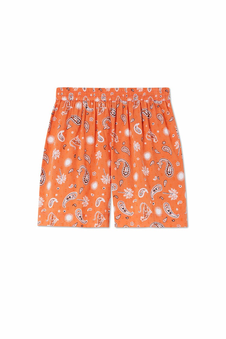 Never Fully Dressed Orange Leopard Elissa Short