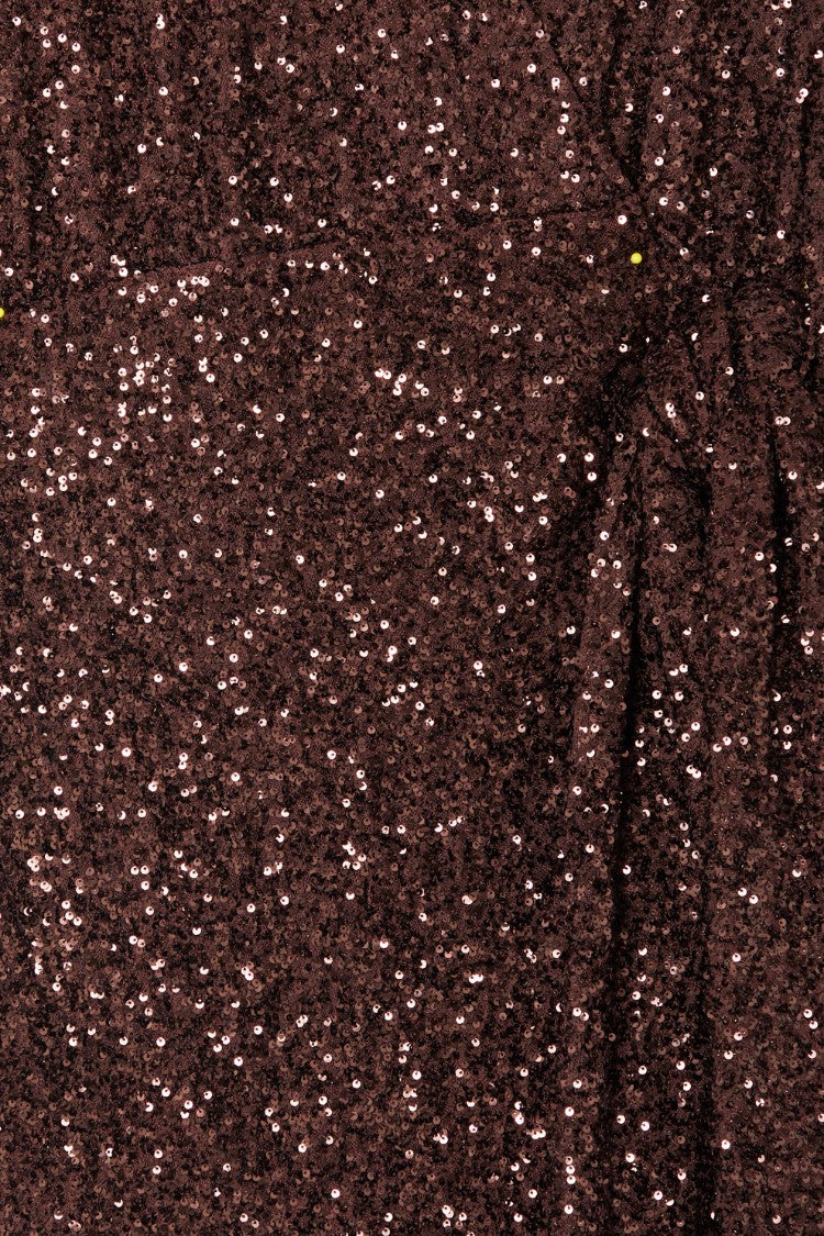 Never Fully Dressed Chocolate Sequin Vienna Dress