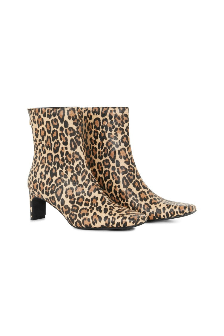 Never Fully Dressed Leopard Heel Boots UK
