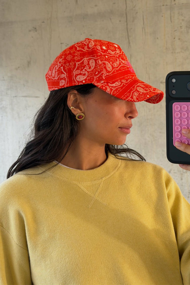 Never Fully Dressed Red Bandana Cap London