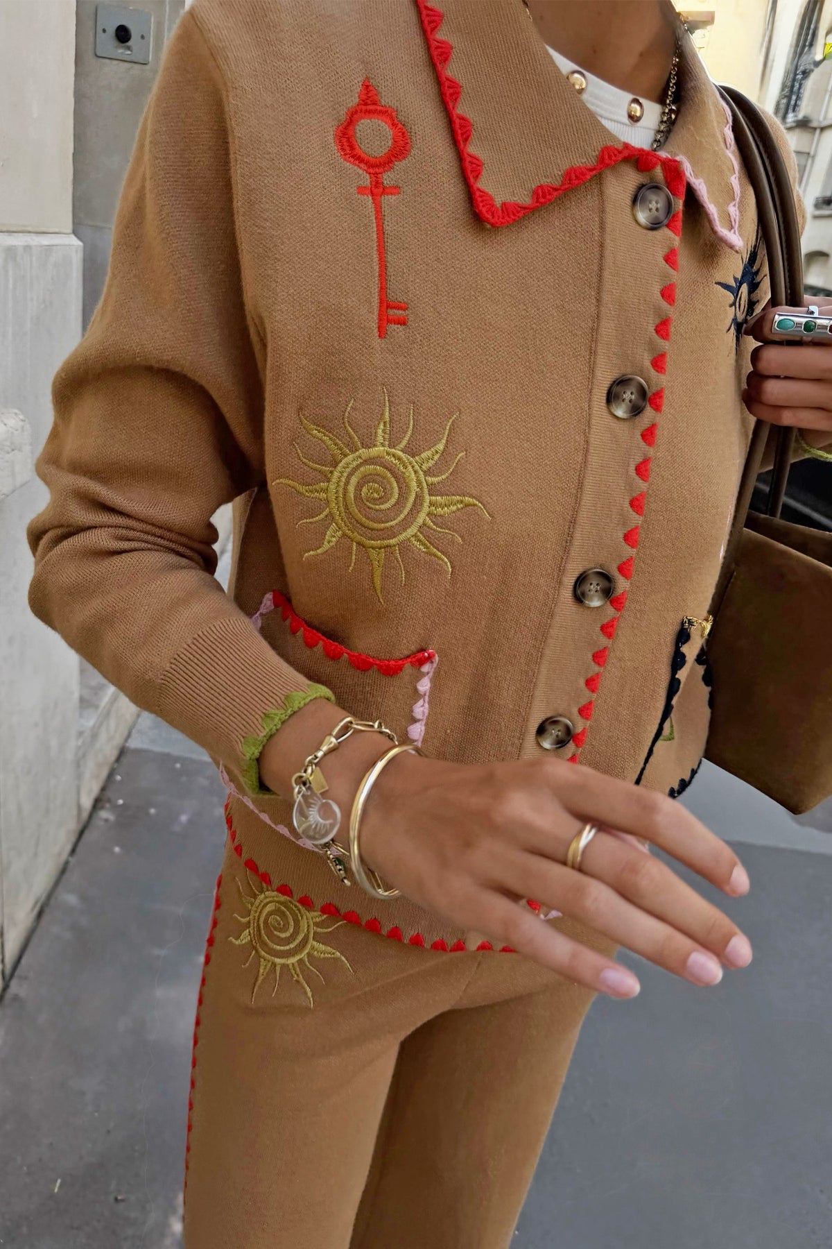 Never Fully Dressed Tan Casablanca Cardigan