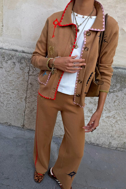 Never Fully Dressed Tan Casablanca Cardigan