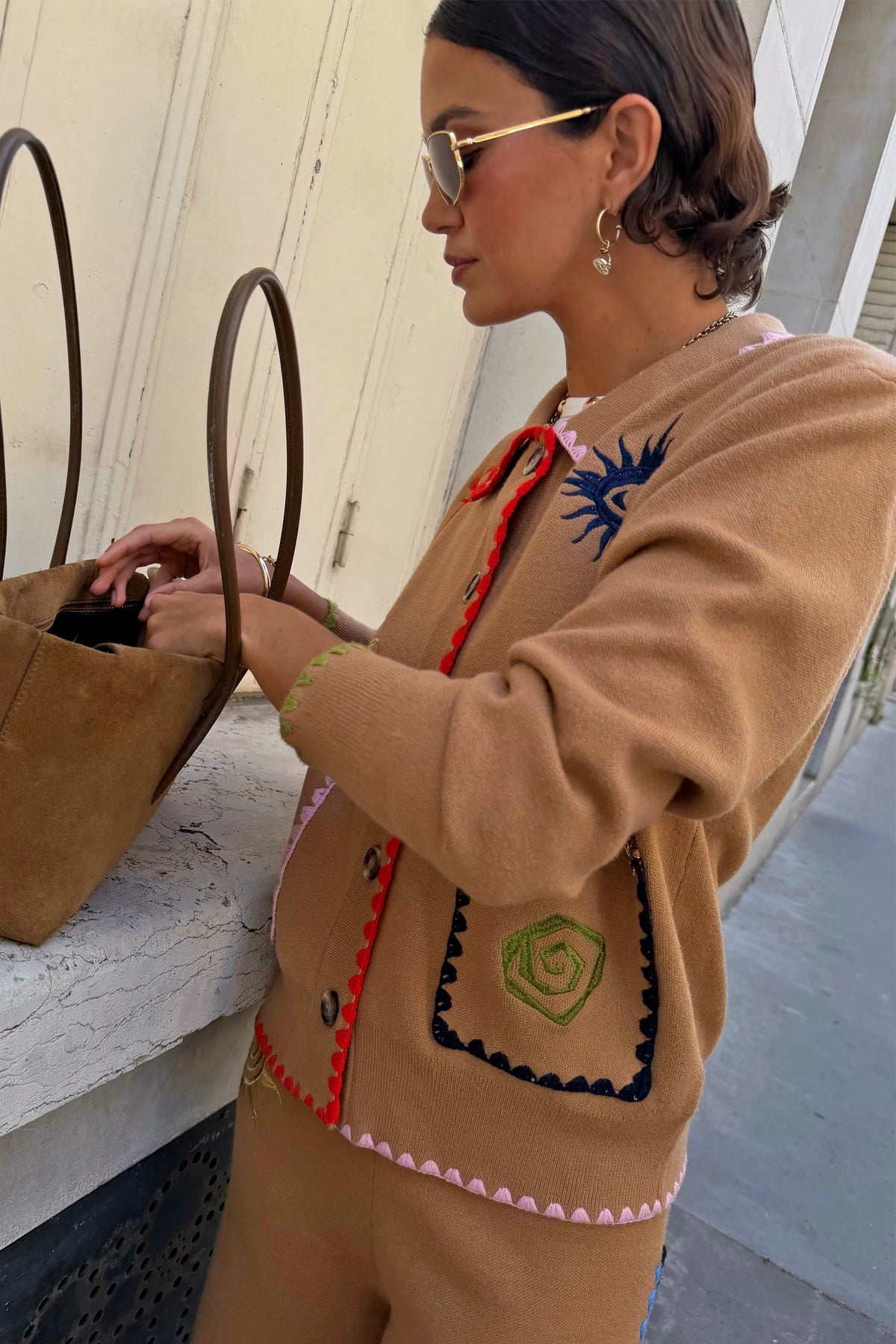 Never Fully Dressed Tan Casablanca Cardigan