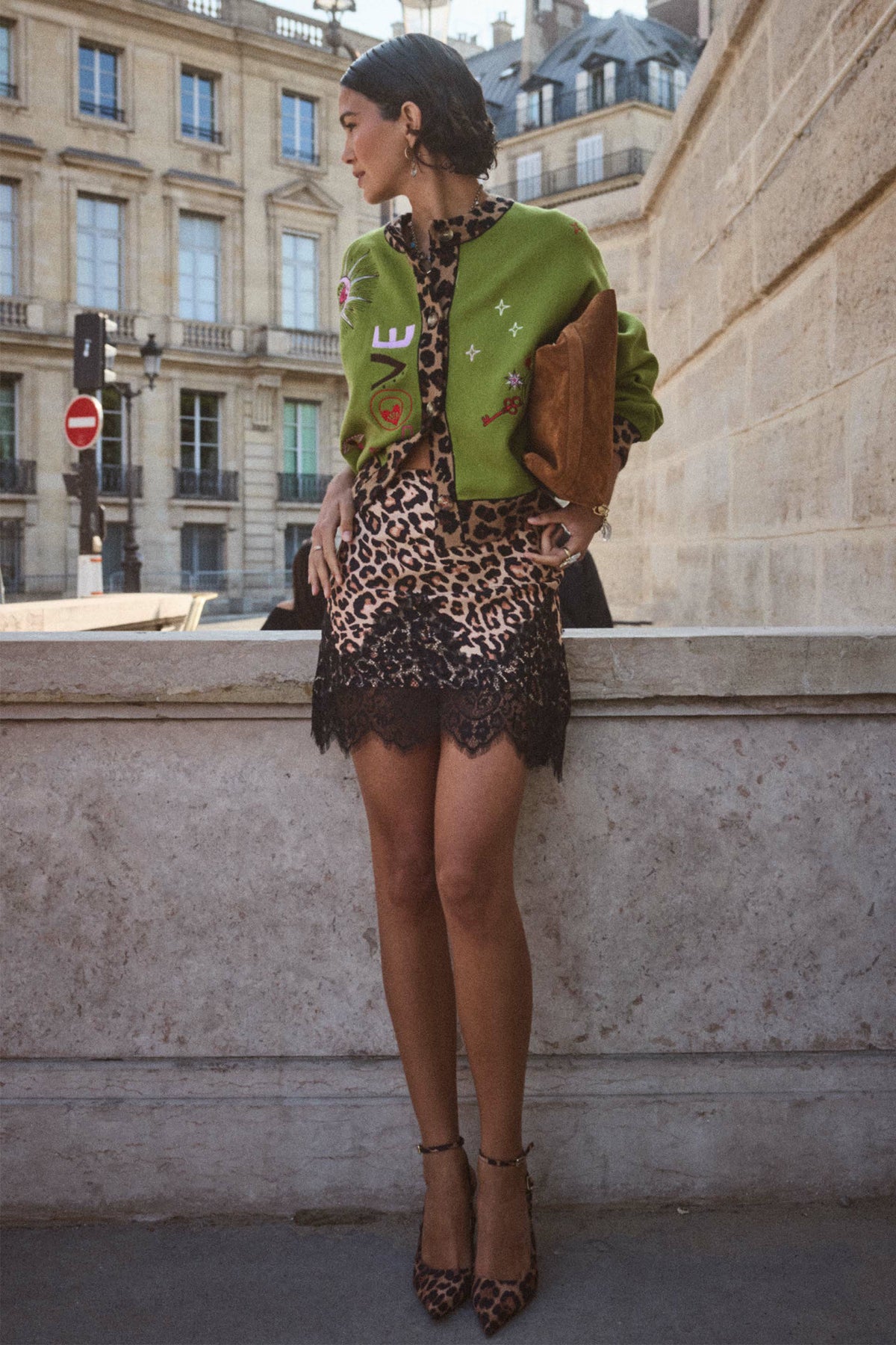 Never Fully Dressed Olive Amore Forrest Cardigan
