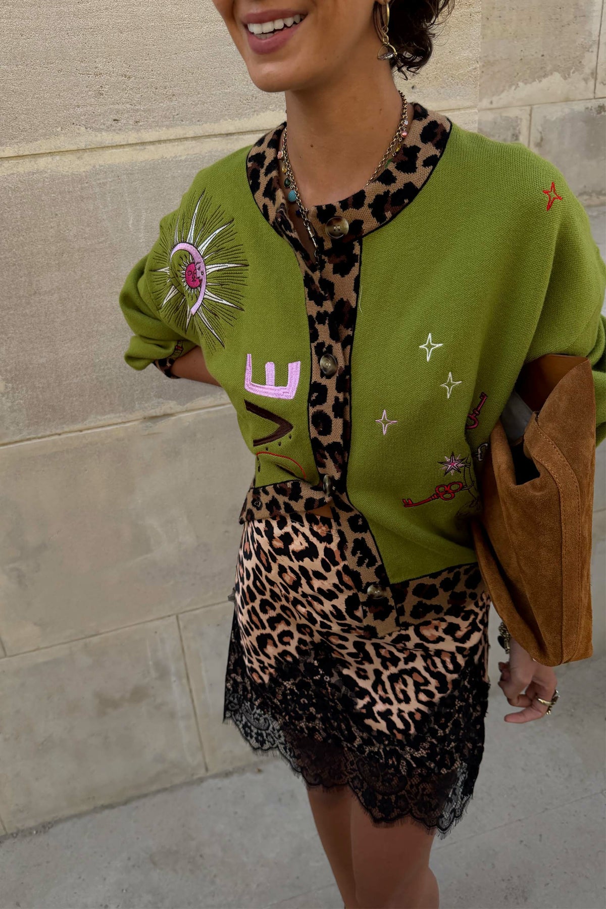 Never Fully Dressed Olive Amore Forrest Cardigan
