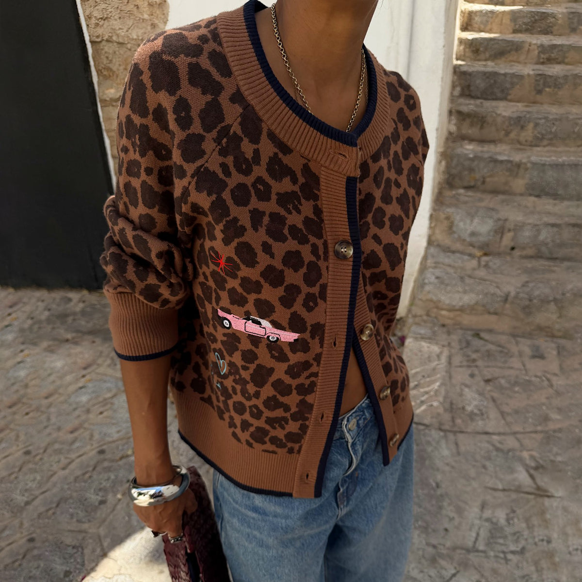 Never Fully Dressed Leopard Cheryl Cardigan