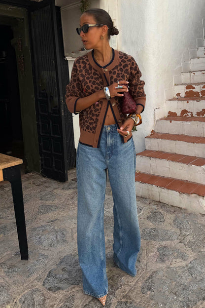 Never Fully Dressed Leopard Cheryl Cardigan