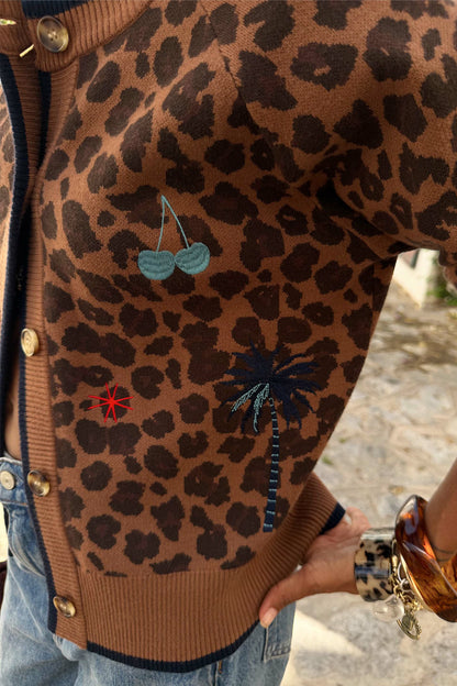 Never Fully Dressed Leopard Cheryl Cardigan
