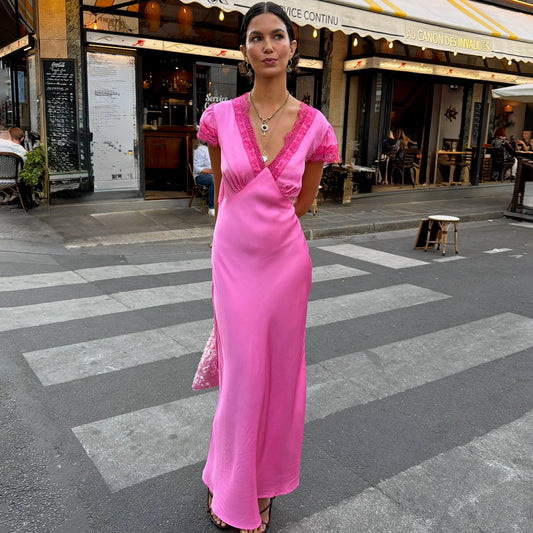 Never Fully Dressed Pink Olivia Dress