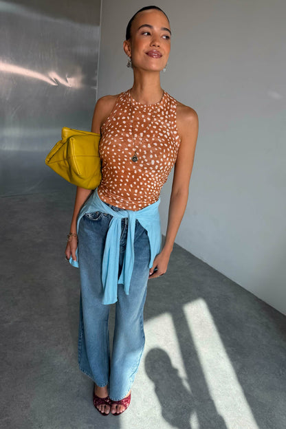 Never Fully Dressed Deer Ribbed Tank