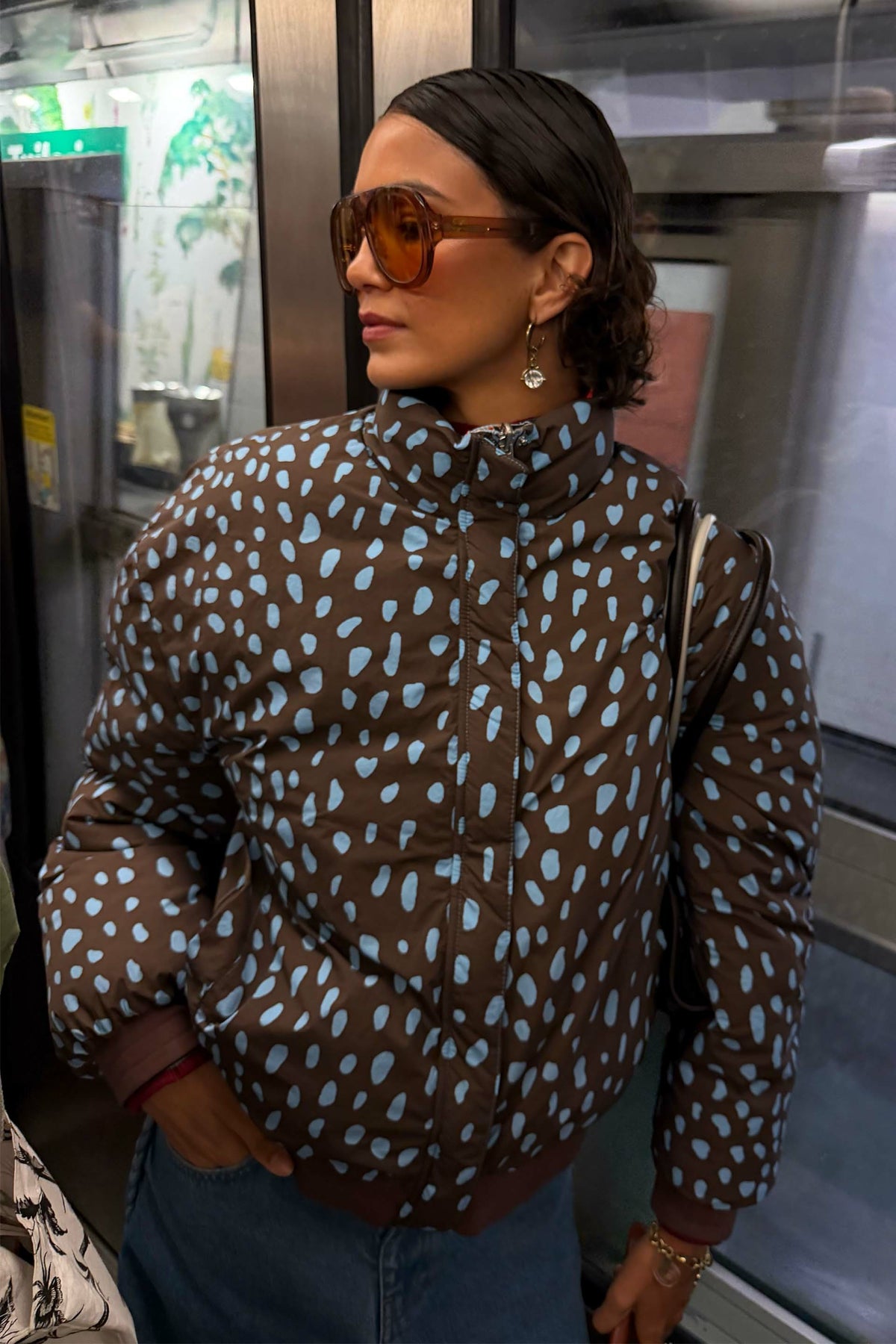 Never Fully Dressed Paisley Reversible Puffer Jacket
