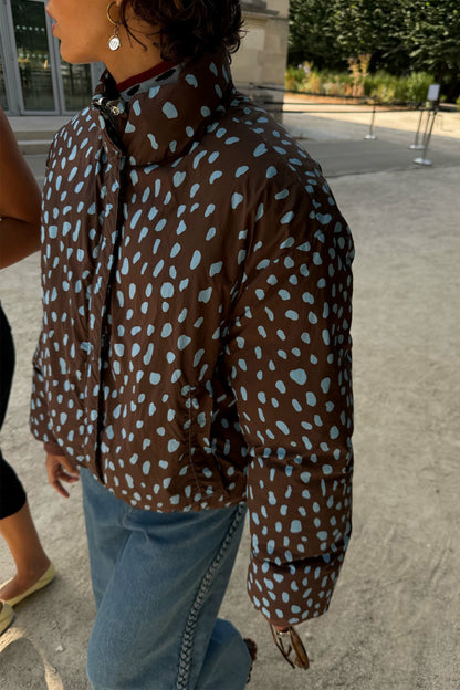 Never Fully Dressed Paisley Reversible Puffer Jacket