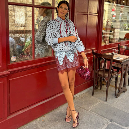 Never Fully Dressed Blue Deer Mini Maeva Skirt