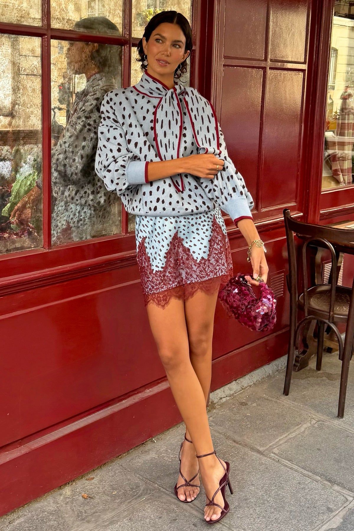 Never Fully Dressed Blue Deer Mini Maeva Skirt
