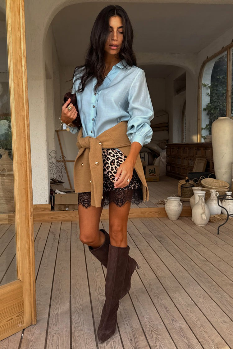 Never Fully Dressed Ice Blue Miley Multi-Wear Shirt