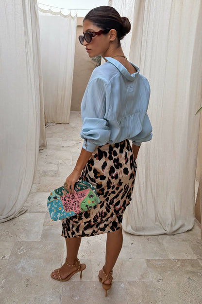 Never Fully Dressed Ice Blue Miley Multi-Wear Shirt