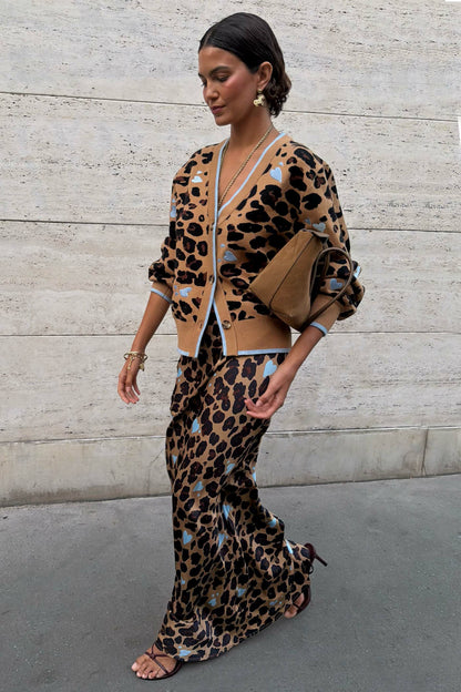 Never Fully Dressed Heart Leopard Dorris Skirt