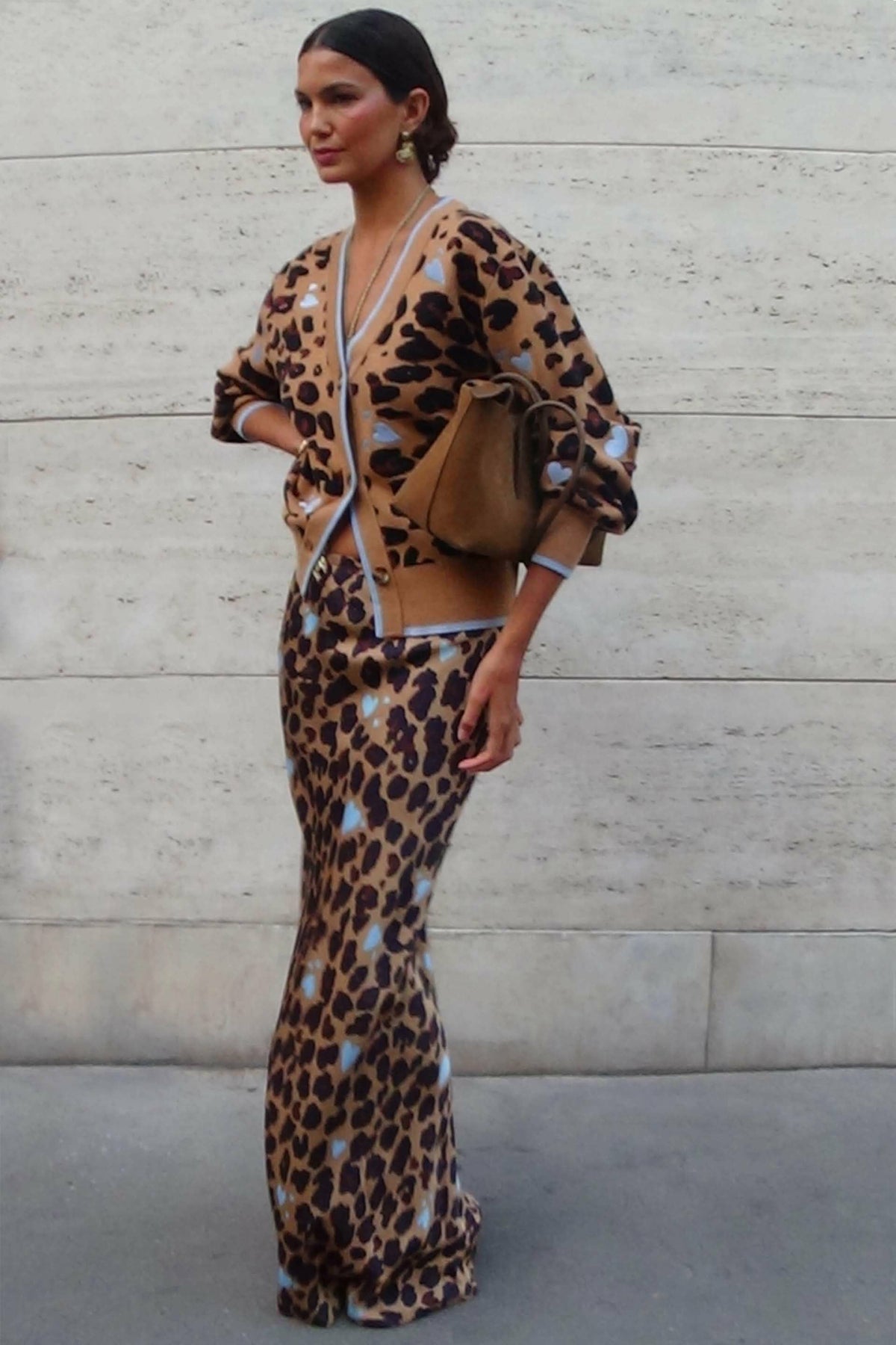 Never Fully Dressed Heart Leopard Dorris Skirt