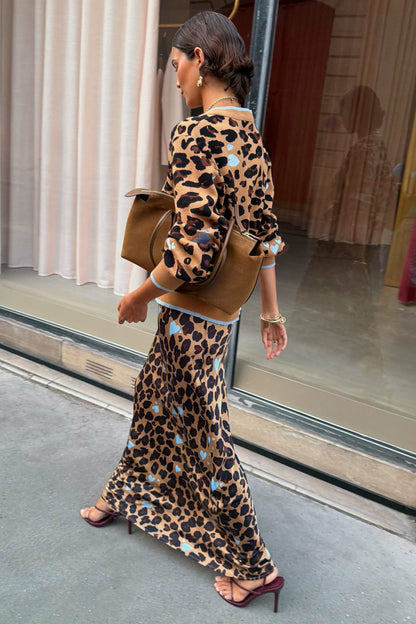 Never Fully Dressed Heart Leopard Dorris Skirt