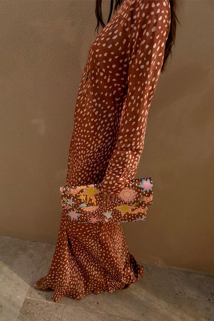 Never Fully Dressed Deer Soho Print Dress - Wedding Guest