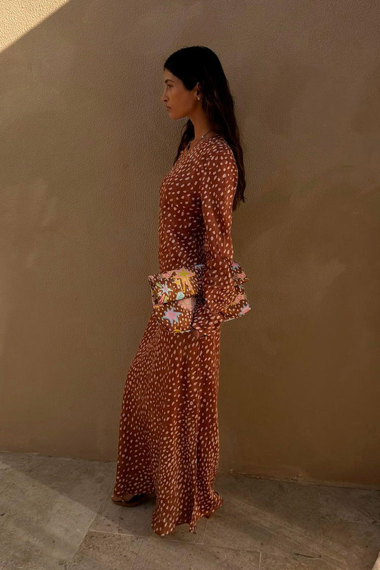 Never Fully Dressed Deer Soho Print Dress - Wedding Guest