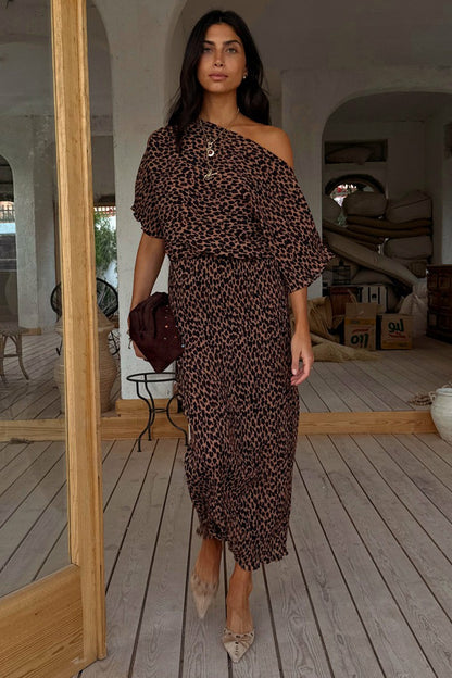 Never Fully Dressed Lucia Leopard Tilly Dress