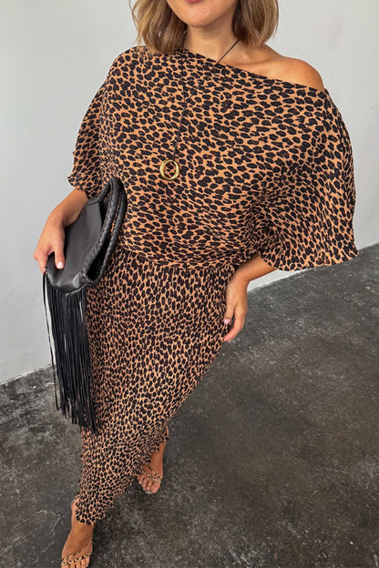 Never Fully Dressed Lucia Leopard Tilly Dress