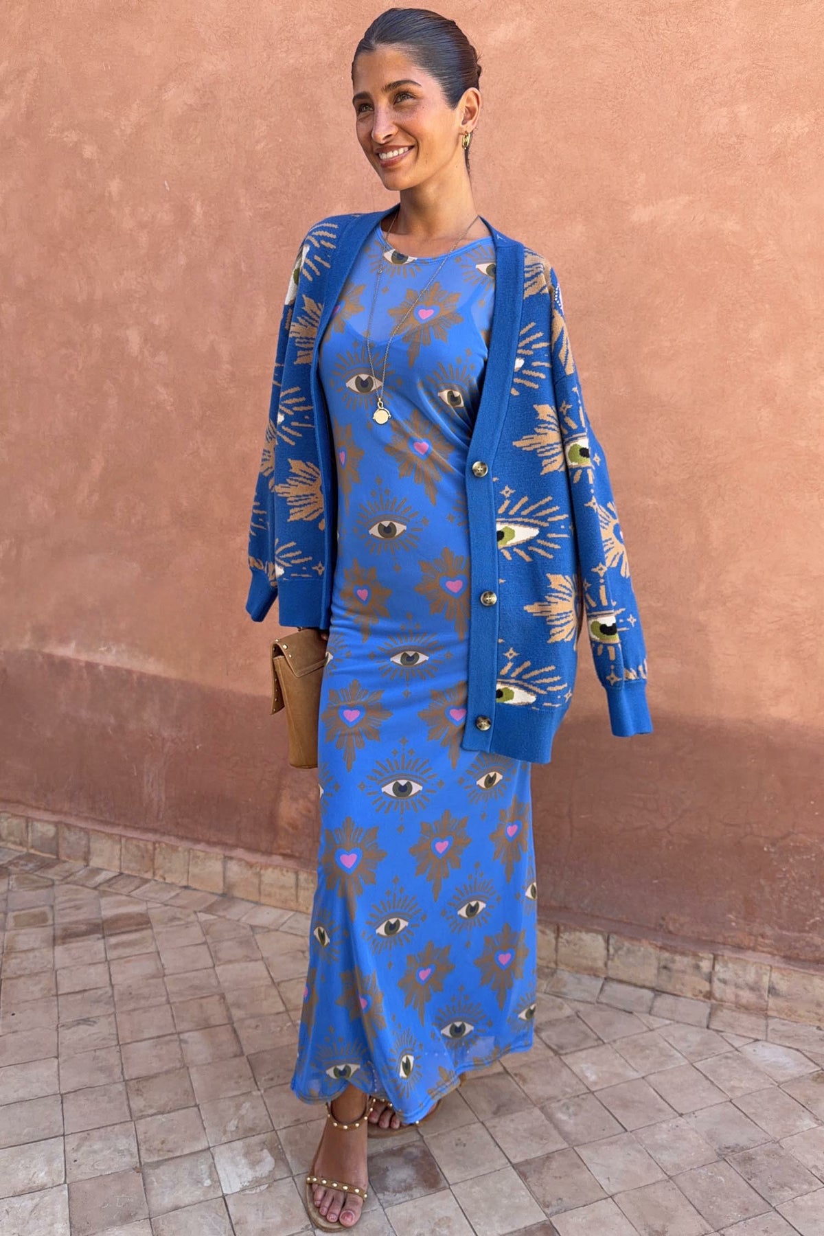 Never Fully Dressed Blue Eye Mesh Dress