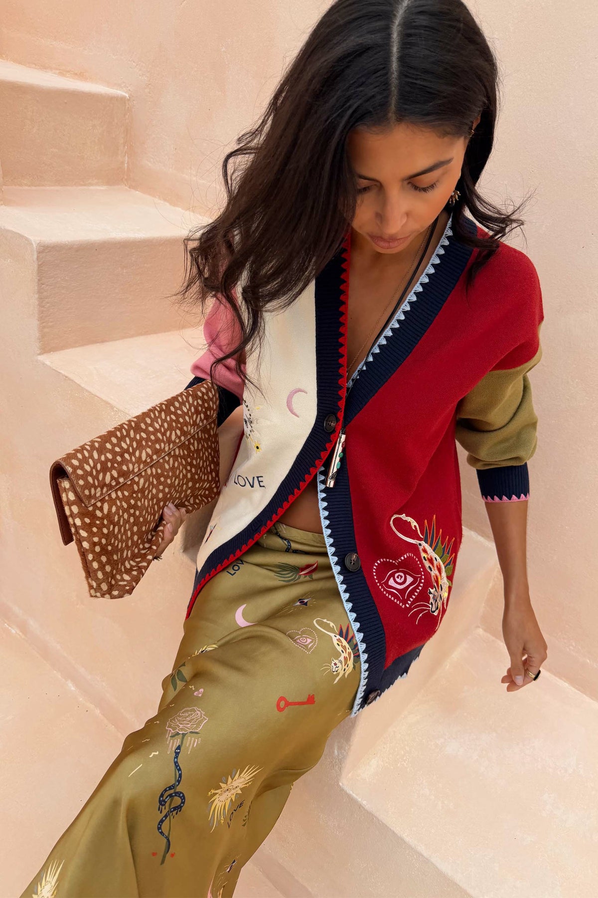 Never Fully Dressed Mystical Martha Embroidered Cardigan