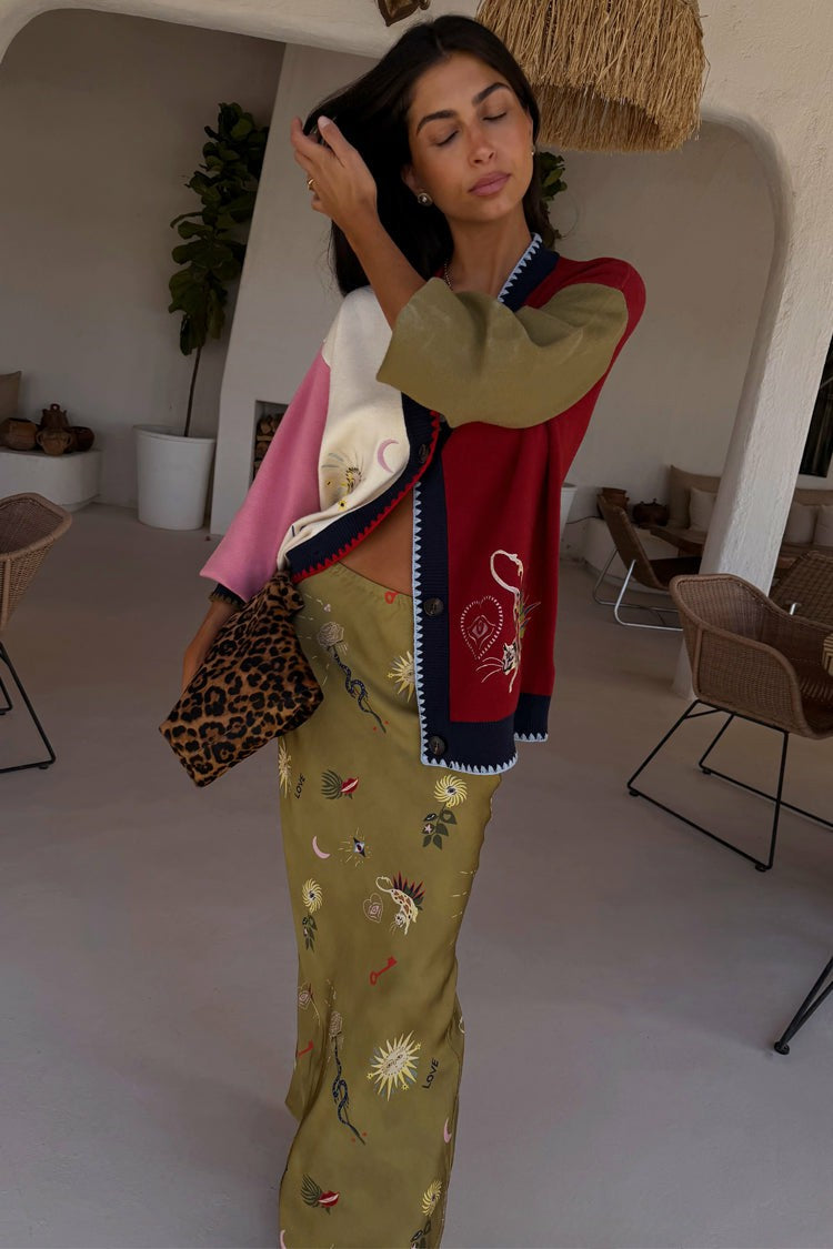 Never Fully Dressed Mystical Martha Embroidered Cardigan