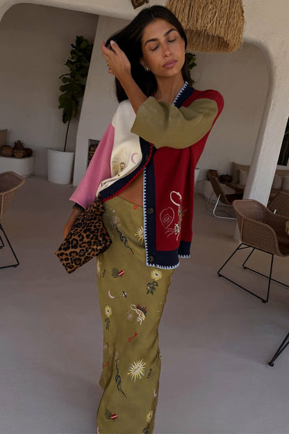 Never Fully Dressed Mystical Martha Embroidered Cardigan