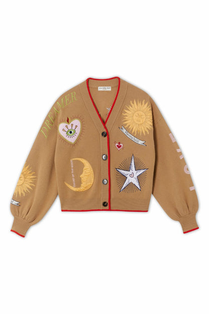Never Fully Dressed Camel Mystical Cardigan