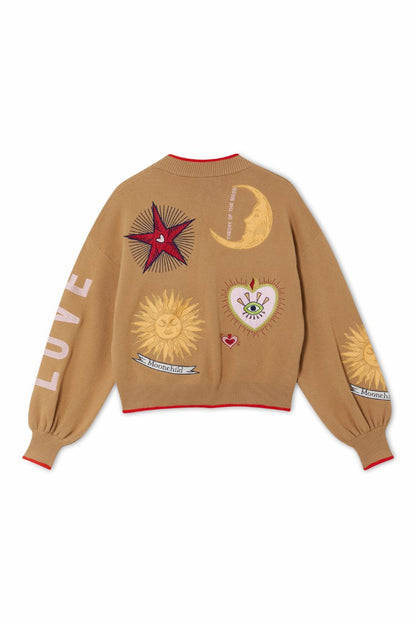Never Fully Dressed Camel Mystical Cardigan