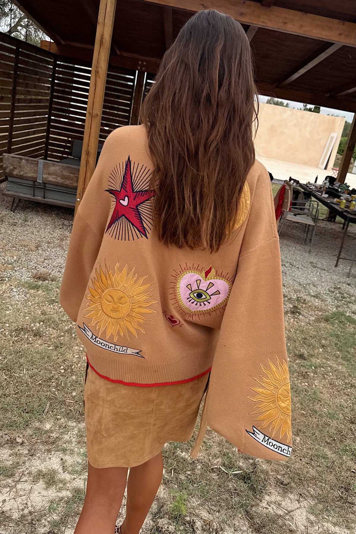 Never Fully Dressed Camel Mystical Cardigan
