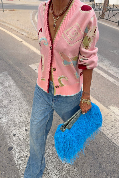 Never Fully Dressed Pink Astra Hannah Cardigan