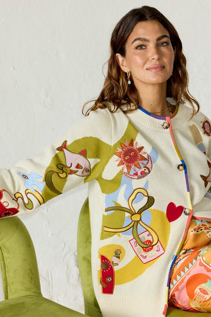 Never Fully Dressed Multi Enchanted Cardigan