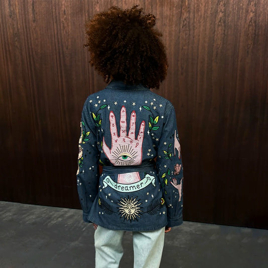 Never Fully Dressed Denim Manifestation Jacket