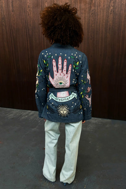 Never Fully Dressed Denim Manifestation Jacket