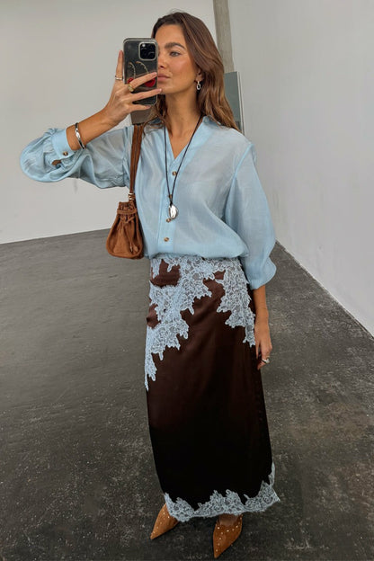 Never Fully Dressed Chocolate Lily Skirt