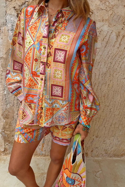 Never Fully Dressed Dolce Vita Marley Patchwork Shirt