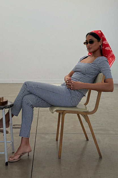 Never Fully Dressed Gingham Trousers Co-ord