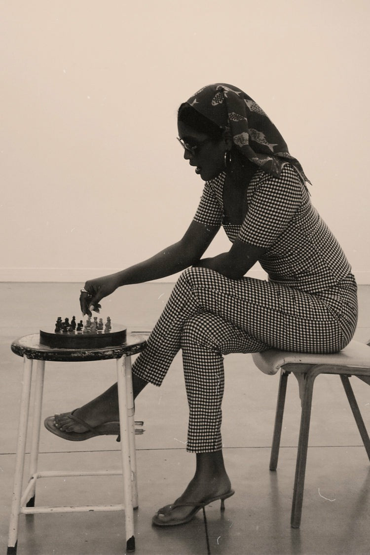 Never Fully Dressed Gingham Trousers Co-ord